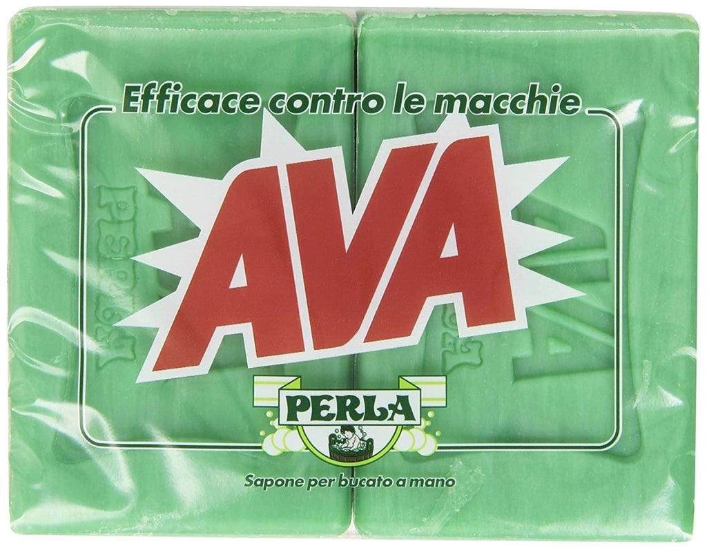 AVA PERLA SAPONE PER BUCATO A MANO IN CONFEZIONE DA 2 PEZZI 250 GR