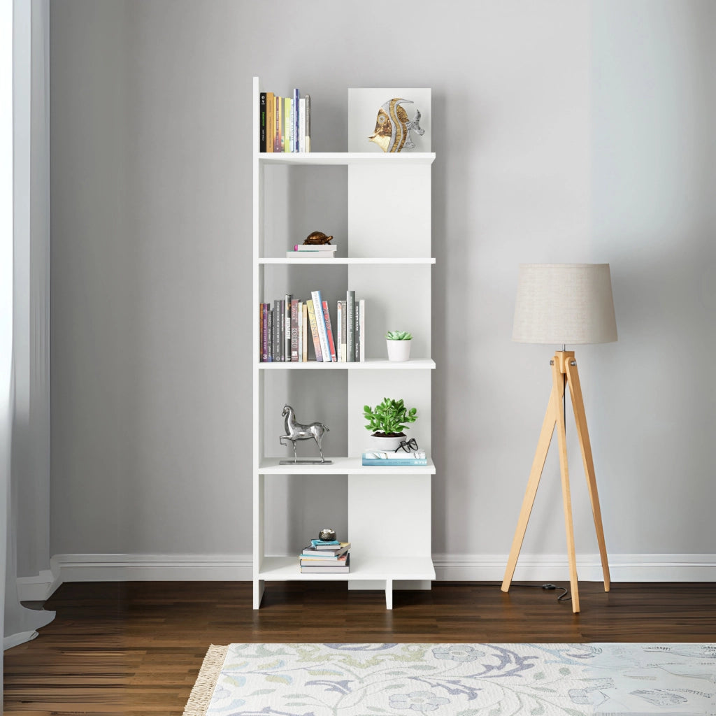 Libreria Vireftere a 5 Ripiani 176 x 62 x 29 cm - Bianco [en.casa]