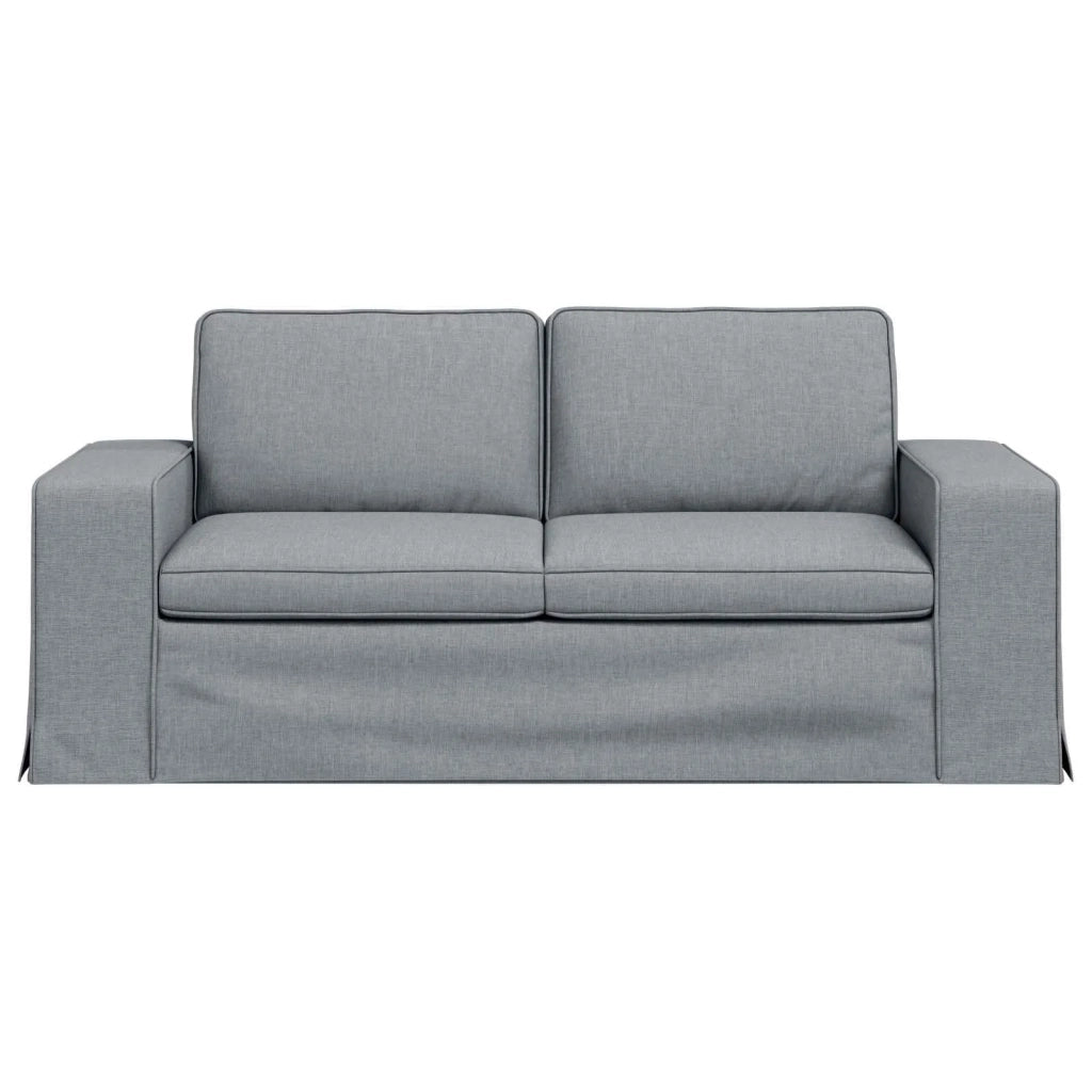 Divano | Divano da soggiorno | Sofa Grigio chiaro 182 x 80 x 82 cm Tessuto