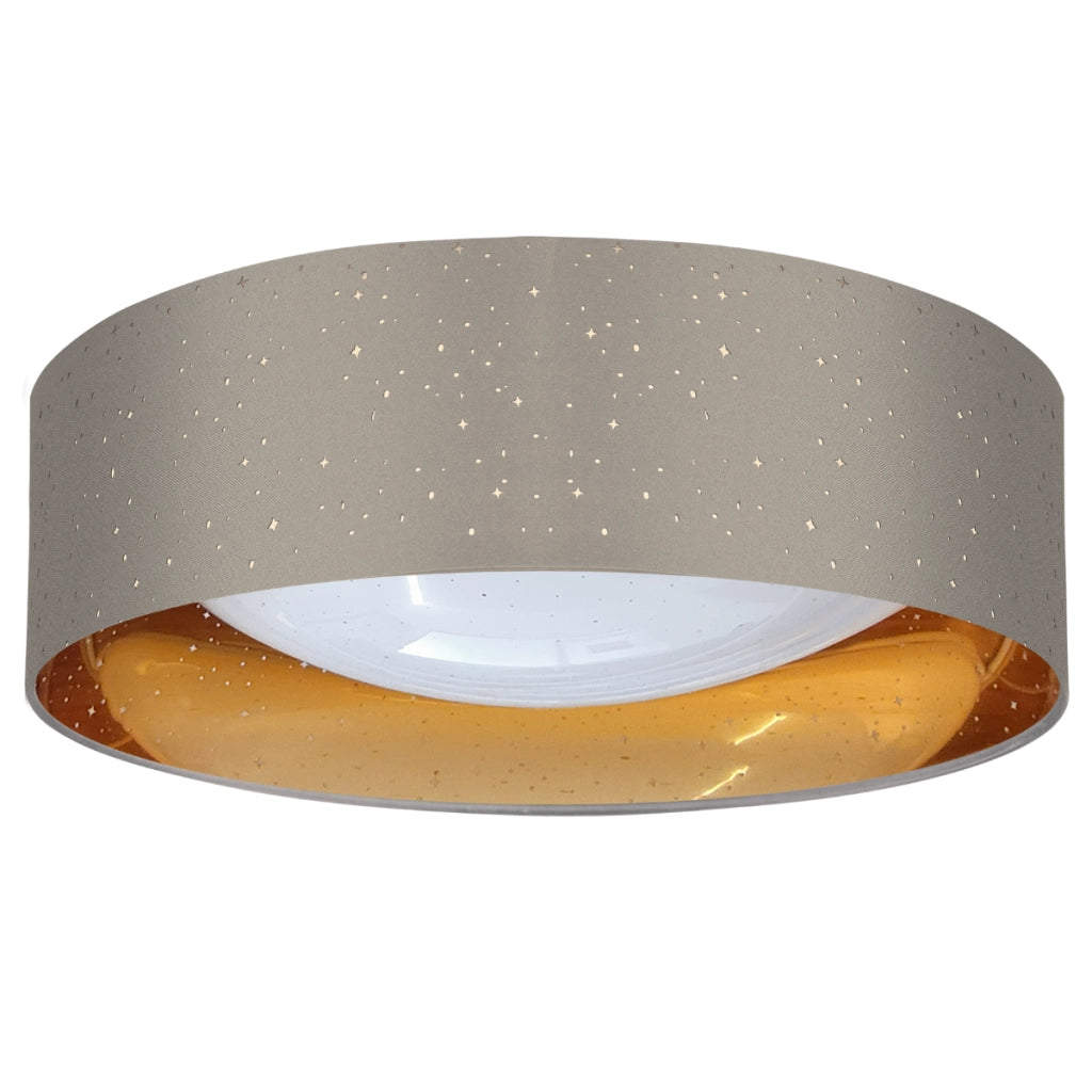 Plafoniera LED Polux Tuluza 24W 4000K Ø40 taupe oro