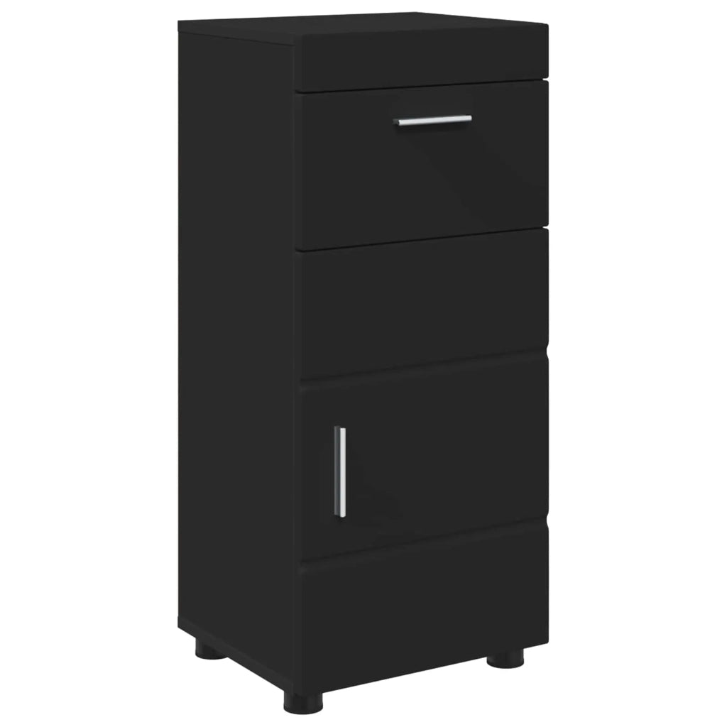 Set di Armadi da Bagno TULUM Nero 37 x 31,5 x 82 cm 880342