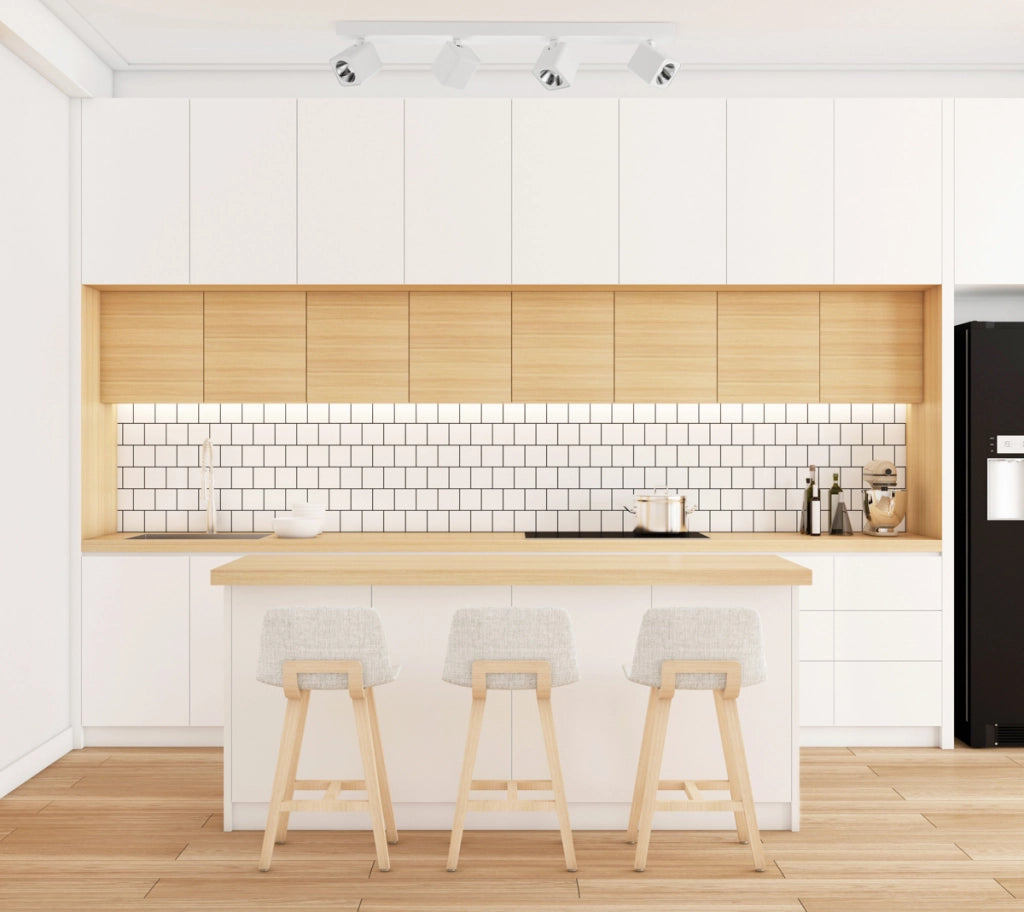 Spot plafoniera 4 luci orientabili bianca LED 20W Italux