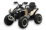 Quad Elettrico per Bambini ATV Safari Gold 24V fino a 60 kg con Telecomando Beige