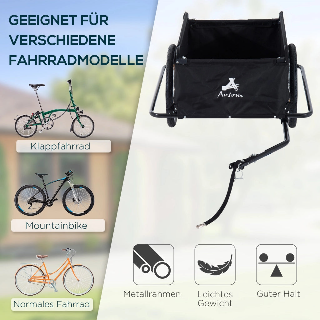Carrello Trasporto Pieghevole per Bicicletta ¨C Minimal ¨C 140x88x60 cm