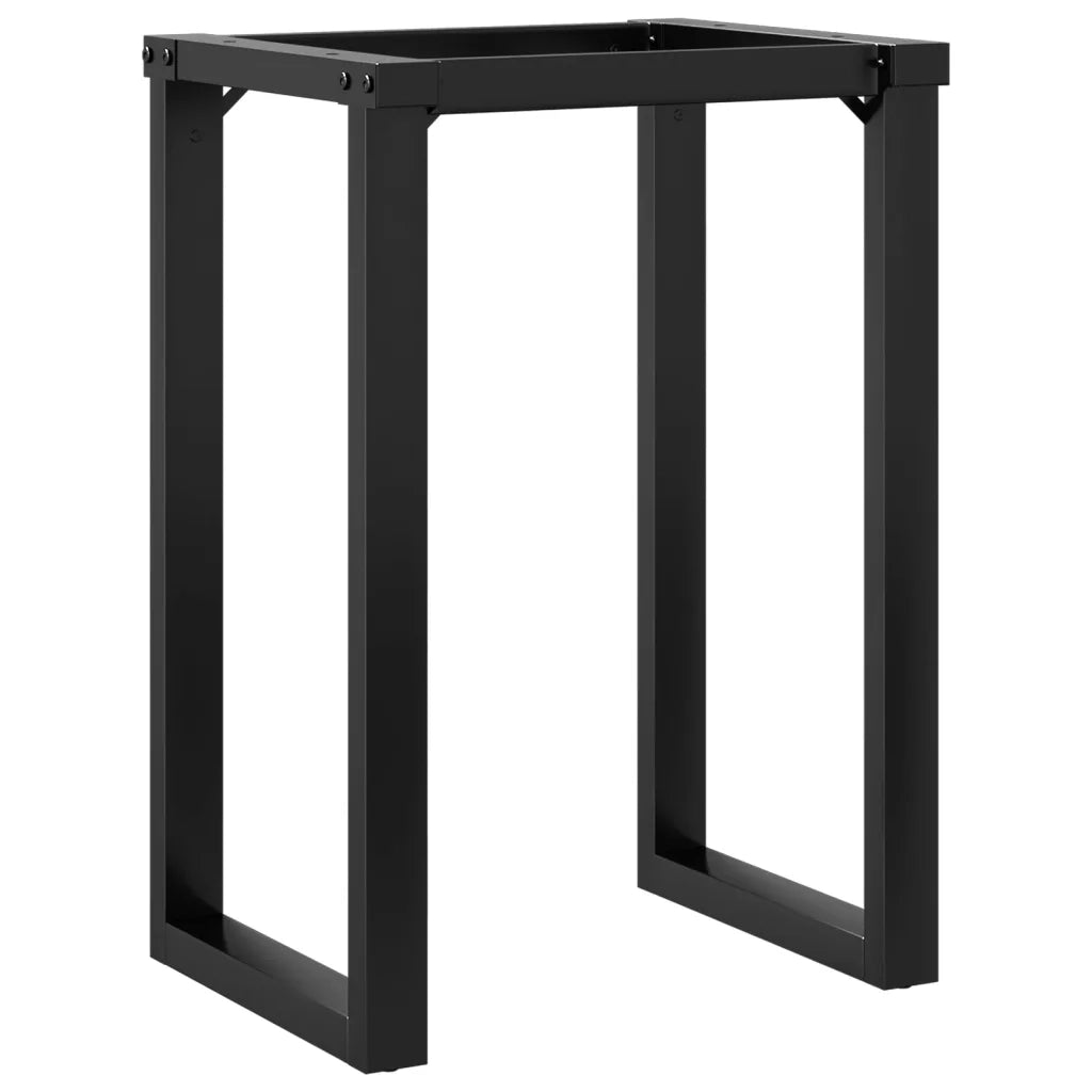 Telaio Gambe a O per Tavolo da Pranzo | Piede del tavolo 60x50x73 cm in Acciaio
