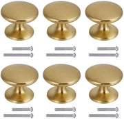 Maniglie in Oro - Maniglie per Mobili - Maniglie per Armadi - Maniglie per Cassetti - 27 mm - Progettazione Professionale