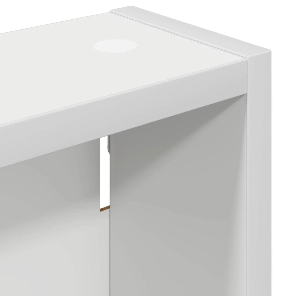 Armadio da bagno a muro con lo scaffale Bianco 20 x 10 x 50 cm 889279