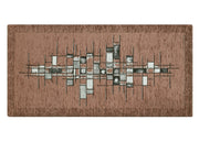 Tappeto Passatoia Cucina Corsia Retro Antiscivolo Disegno Pixel By Suardi - 55x280 - Marrone