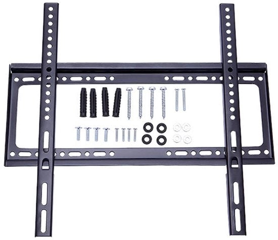 Sostegno per parete per televisori da 66-65 pollici, televisori a schermo piatto, sostegno per parete universale sottile, tiene i televisori a 3,2 cm dalla parete, massimo VESA 470x430 mm, massimo peso 50 kg