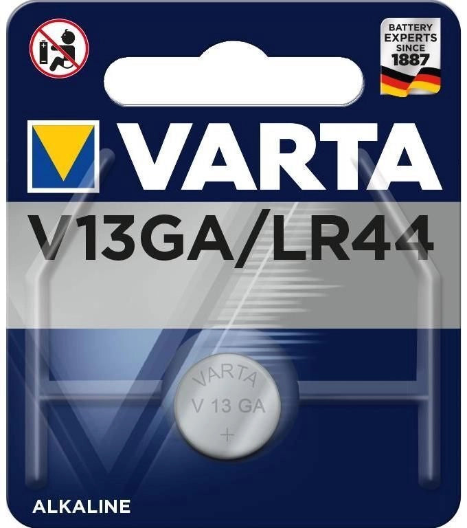 Varta Batteria Alcalina V13GA LR44 1,5V Bottone in Blister - 1 pezzo