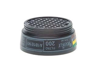 FILTRO ANTIGAS SERIE 200 A1 B1 E1 K1 PER MASCHERA POLIMASK100  200 A1 B1 E1 K1    SEKUR