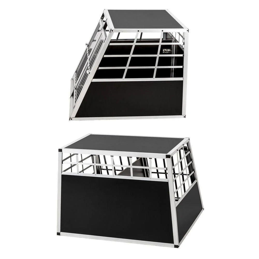 Gabbia doppia per il trasporto di cani con schienale dritto 97 x 90 x 69,5 cm 3708144/2