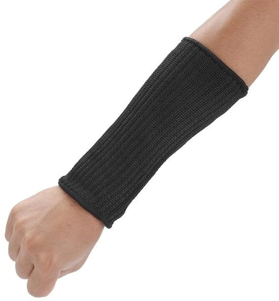 Manicotti in acciaio inossidabile rovente - 20 cm - Resistenti ai tagli - Foderati con fibre di polietilene - Protezione contro lesioni - Durevoli - Manicotti in acciaio rovente snodabili