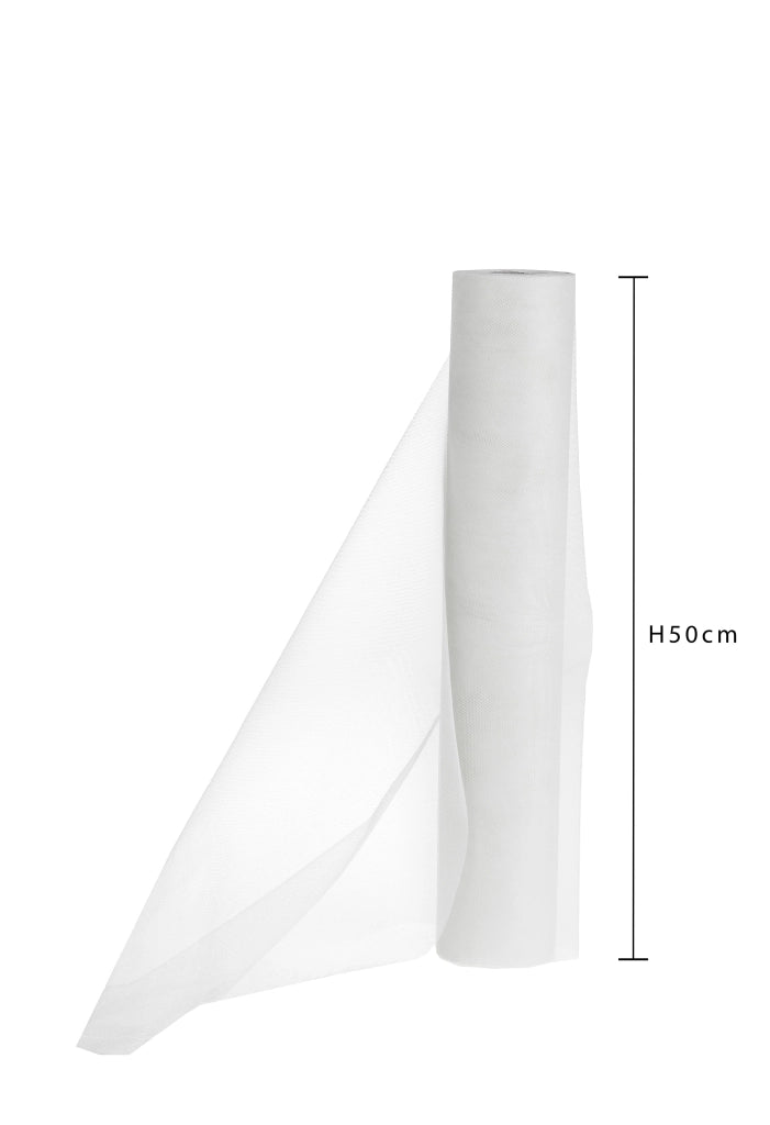 Set 2 Bobine Decorative Tulle 50 cm 30 mt