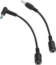 2 Adattatori di carica per laptop da 74x50mm a 45x30mm
