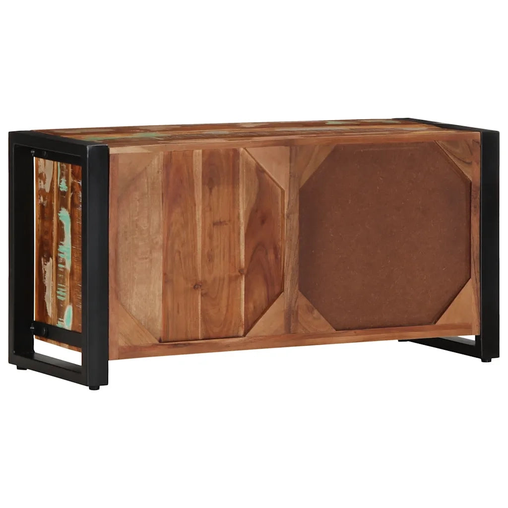 vidaXL Mobile Porta TV 80x30x40 cm in Legno Massello di Recupero