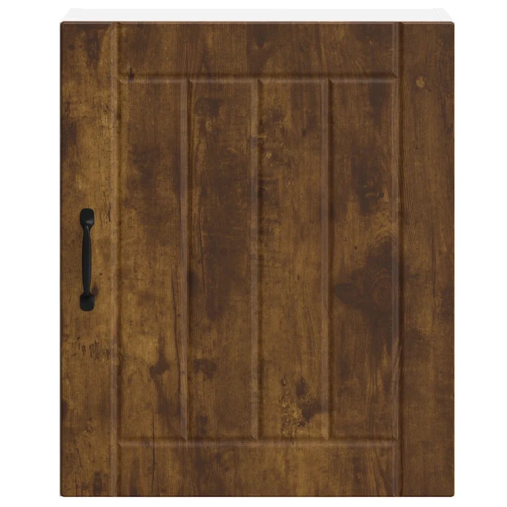 Pensile da cucina Lucca 50 x 31 x 60 cm pratico design a parete in legno composito effetto rovere affumicato 02_0050157
