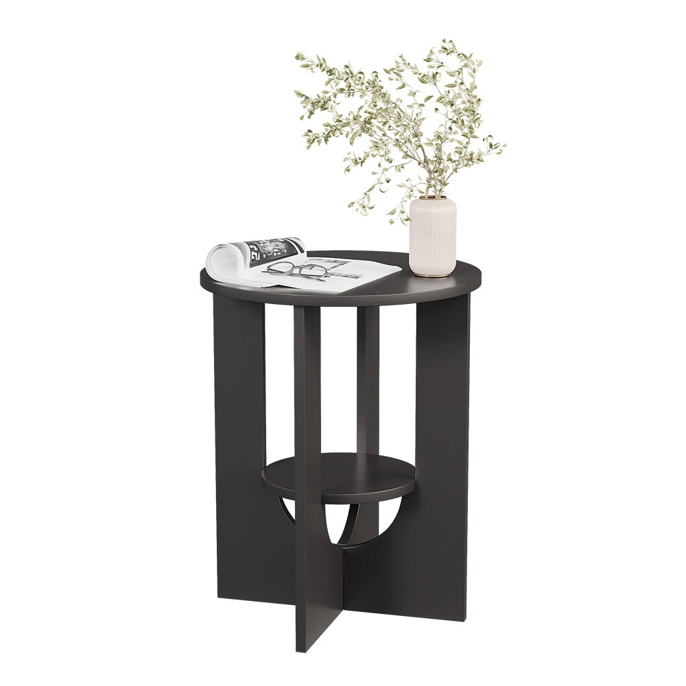 Vicco Tavolino da salotto Nero 40 x 40 cm