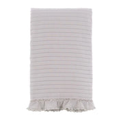 Trapunta 1 Piazza con Gale in Pizzo a Cuori Shabby Chic Blanc Mariclò