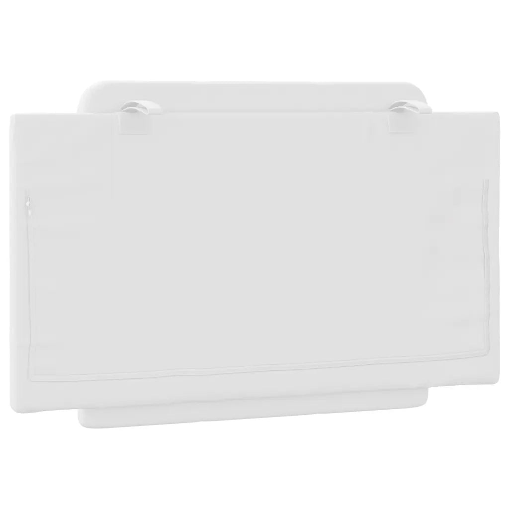 Cuscino Testiera Zadar Bianco 80 cm in Similpelle 374830