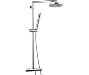 Corpo doccia suvi con colonna, doccetta ad 1 funzione e soffione 20cm, made in italy