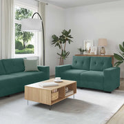 Set di divani 3 pcs Verde Scuro 221 x 80 x 80 cm Velluto 3324641