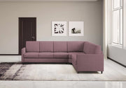 Divano karay 3 posti (tre sedute da 60cm)+ angolo + divano 2 posti medio (due sedute da 70cm) misure esterne l.281x241 | prugna - Mobili 2G