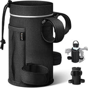 Porta acqua bicicletta senza viti, 12-24oz, con rete filtrante.