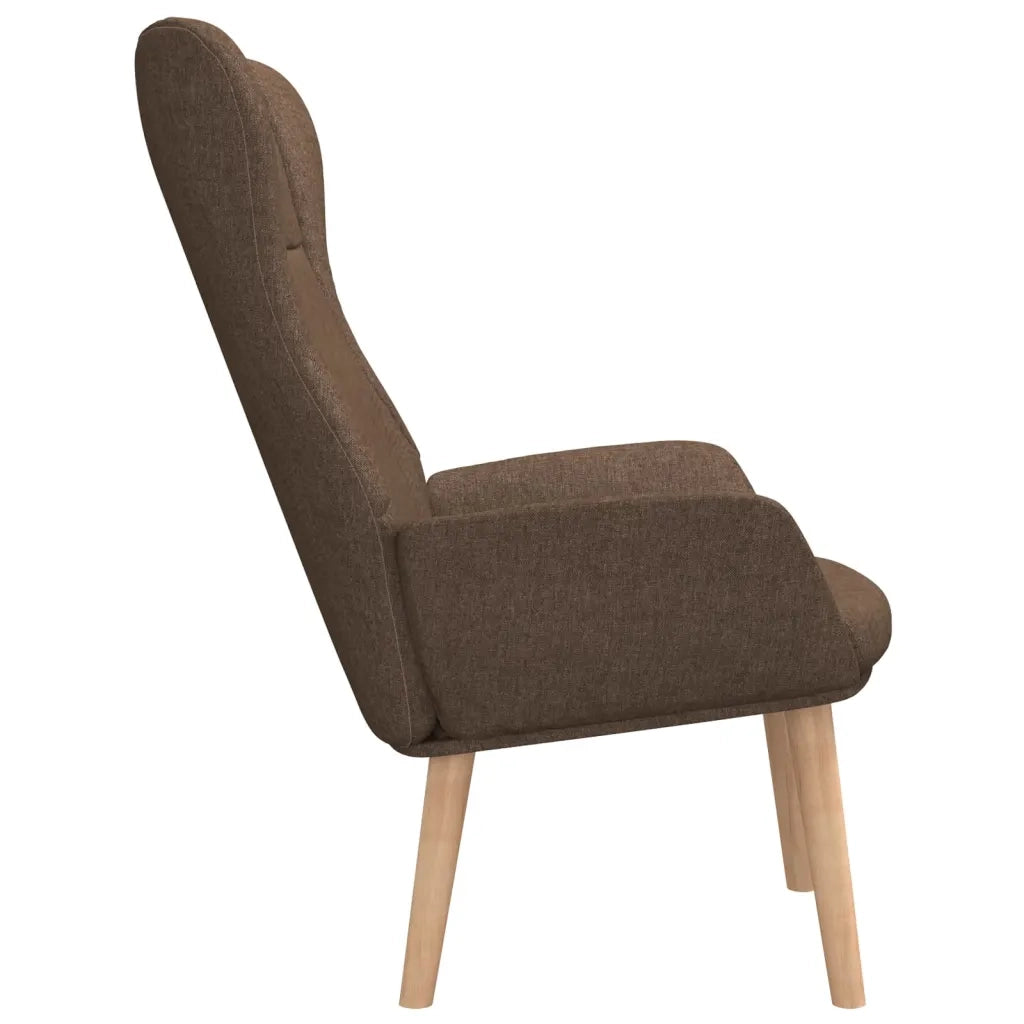 Poltrona Relax Marrone in Tessuto 341397