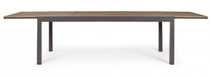 Tavolo Allungabile Elias 200-300x95 cm Antrac in Alluminio