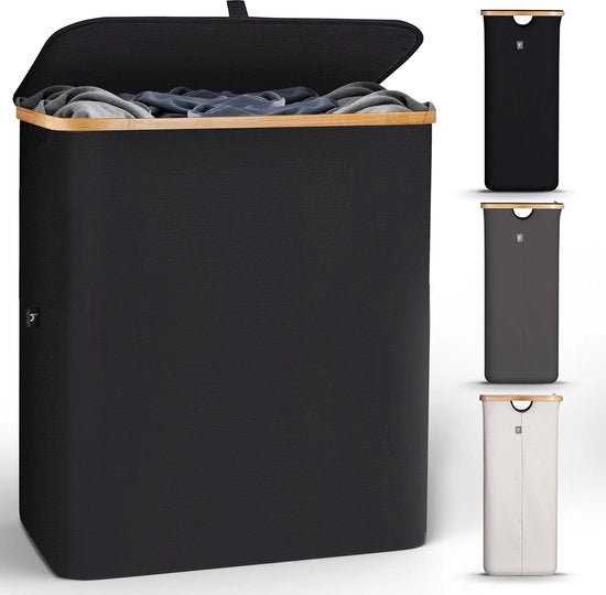 Asciugamani per Bagno e Camera con Coperchio 2 Cassetti 140L