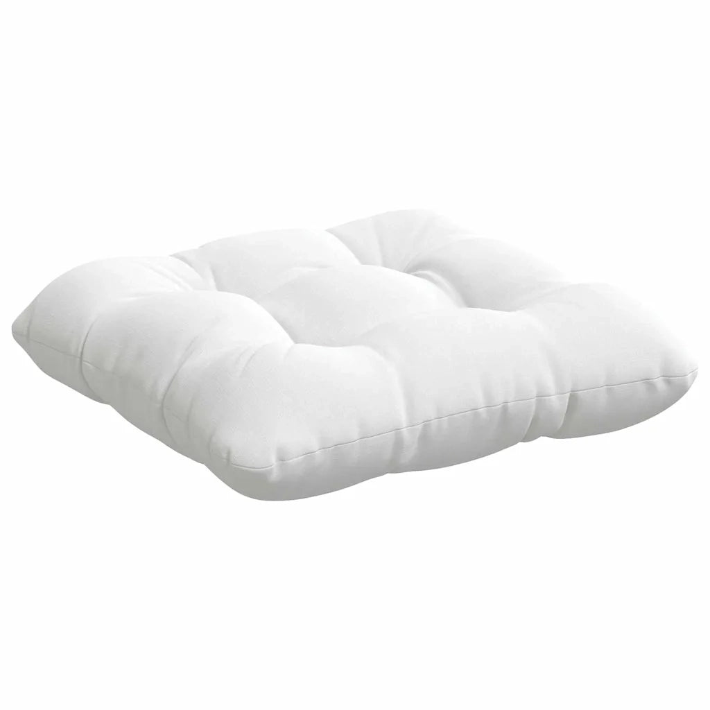 Cuscini per Seduta 4 pcs Bianco 40 x 40 x 12 cm Tessuto