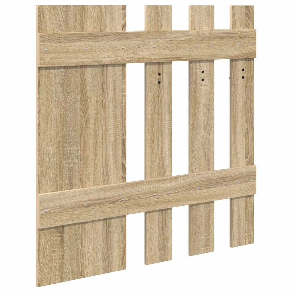 vidaXL Appendiabiti a muro Rovere Sonoma 100 x 10 x 100 cm