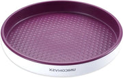 Tavola Rotante per Cucina 30 cm - Cassettiera Antiscivolo con Ripiano Rotativo per Spezie/Cosmetici/Cabinetti - Viola
