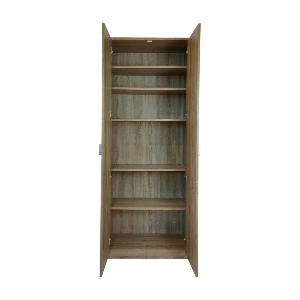 Armadio 2 porte TOLLY – Quercia Sonoma – H195 cm