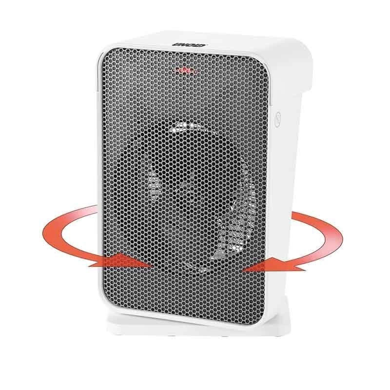 Unold 86450 stufetta elettrica Interno Grigio, Bianco 2000 W Riscaldatore ambiente elettrico con ventilatore