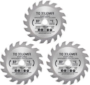 Tondo TCT per sega circolare 18 denti per legno plastica PVC acrilico multiplex 3/8" per serratura - lama per lavori di precisione