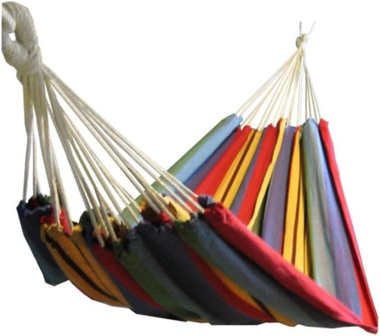 Hangmat per più persone - 210 x 150 cm - sostenibile fino a 300 kg - formato extra grande - hangmat comoda