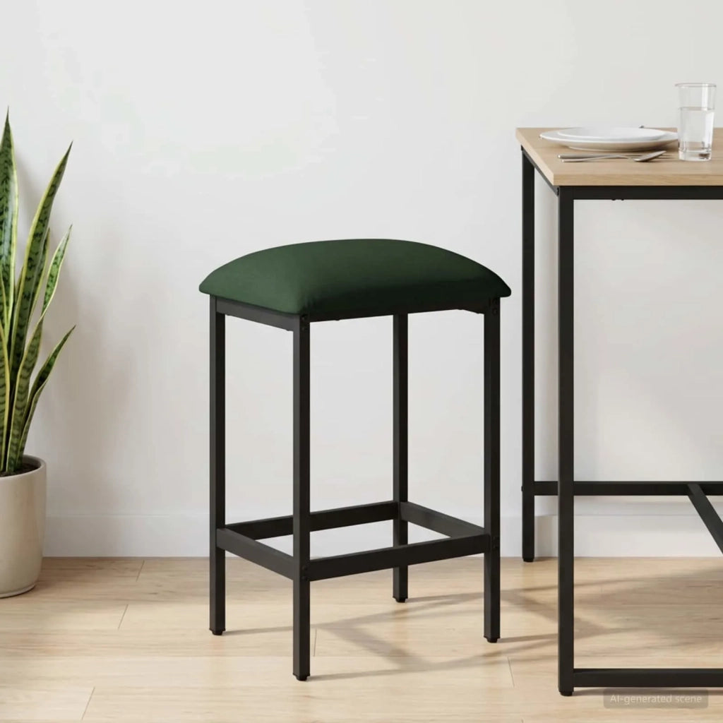 Sgabello da bar Verde Scuro 40 x 32 x 74 cm 8006175