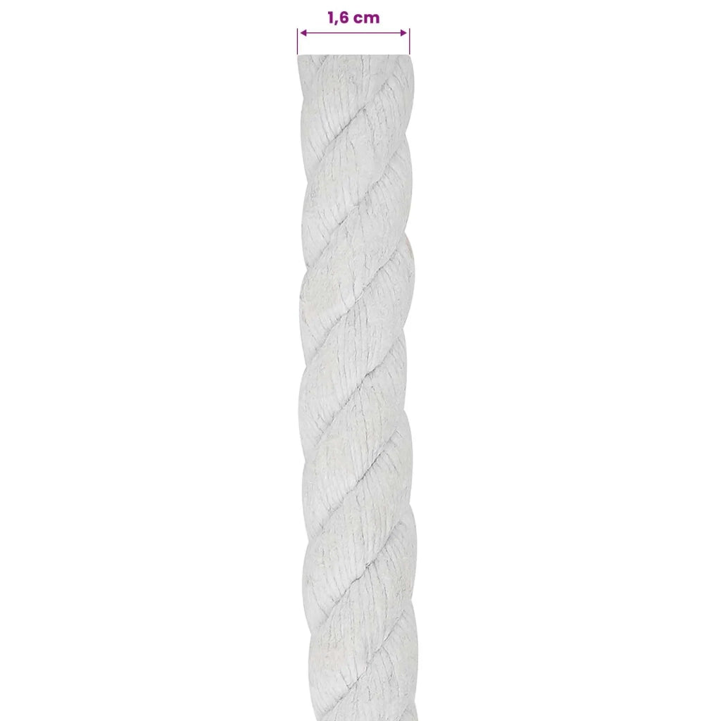 Corda Bianco 1,6 x 1,6 x 2500 cm Cotone 42011870