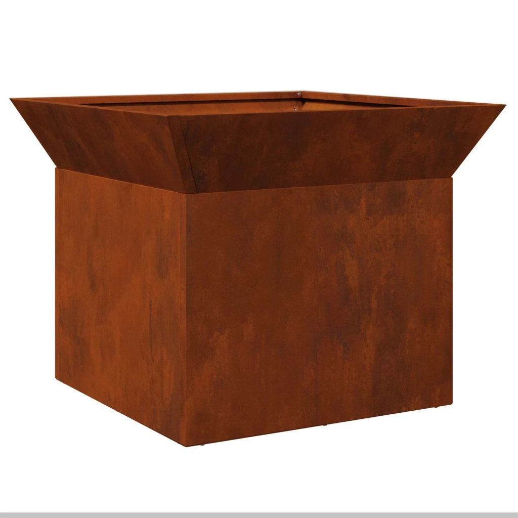 Focolare Ruggine 50 x 50 x 40 cm acciaio corten 874582