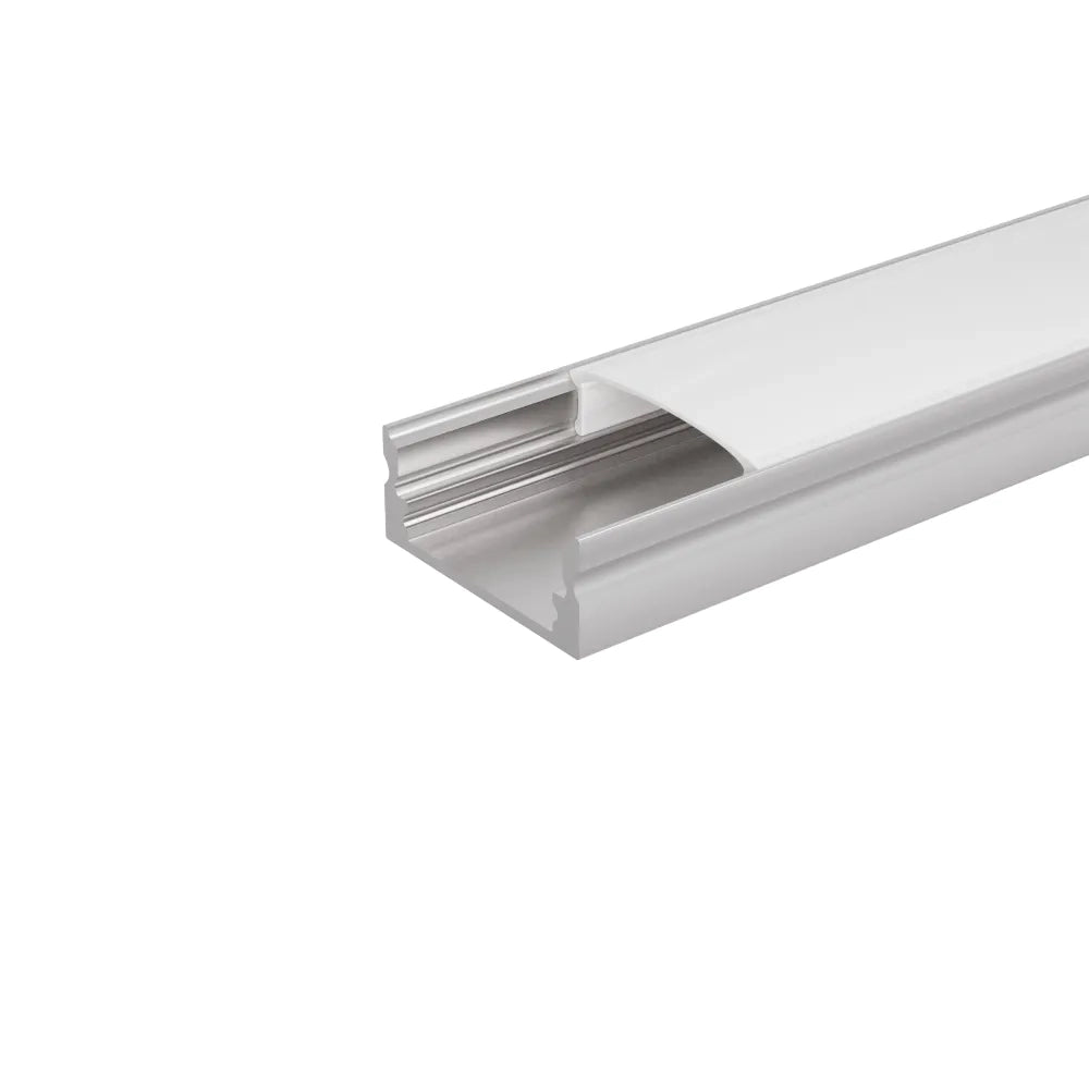 Profilo slim silver in alluminio 2mt per striscia led