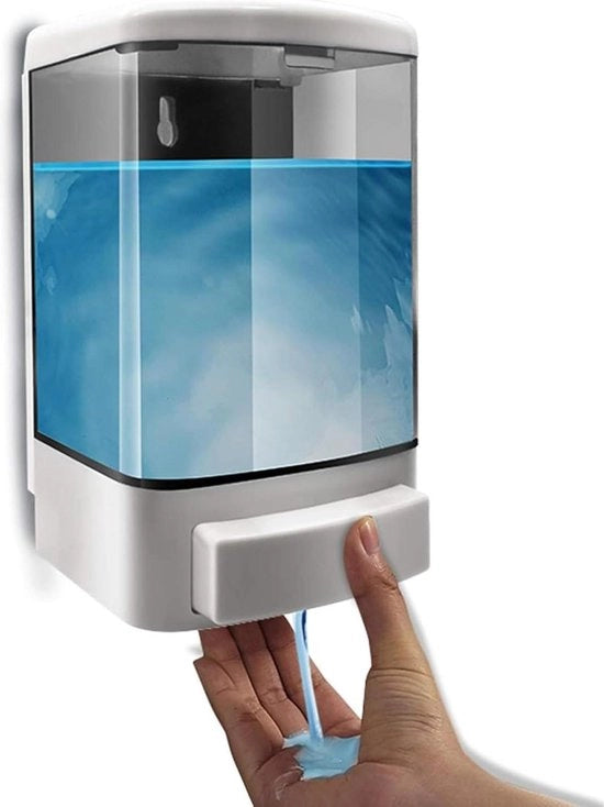 Dispensatore di sapone da parete - Condizionante per parete da 1000 ML per la pulizia della parete, shampoo e gel doccia, dispenser per la camera da letto, pompa da sapone per la cucina o la doccia.