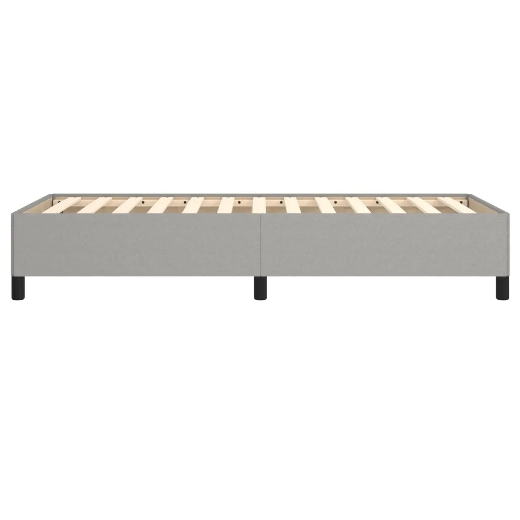 Giroletto senza Materasso Grigio Chiaro 90x190 cm Tessuto 347026