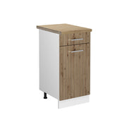 Vicco Mobiletto base per cucina Rovere artigianale 40 cm , PL Rovere