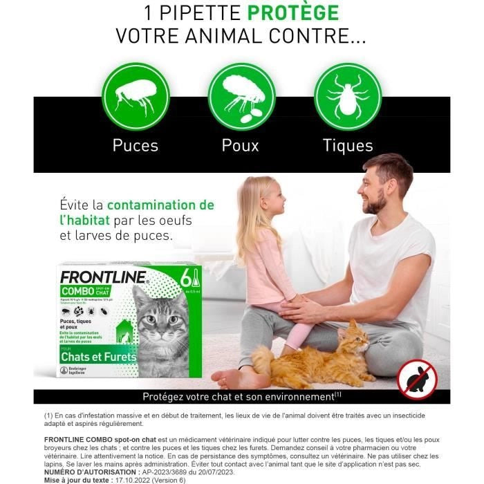 FRONTLINE Combo Cat - 6 pipette