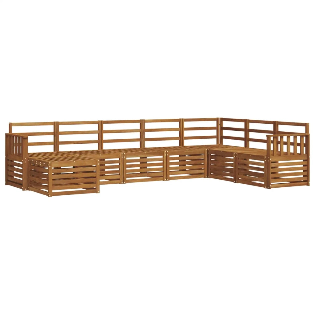 Set di divani da esterno 8 pcs Naturale 3375279