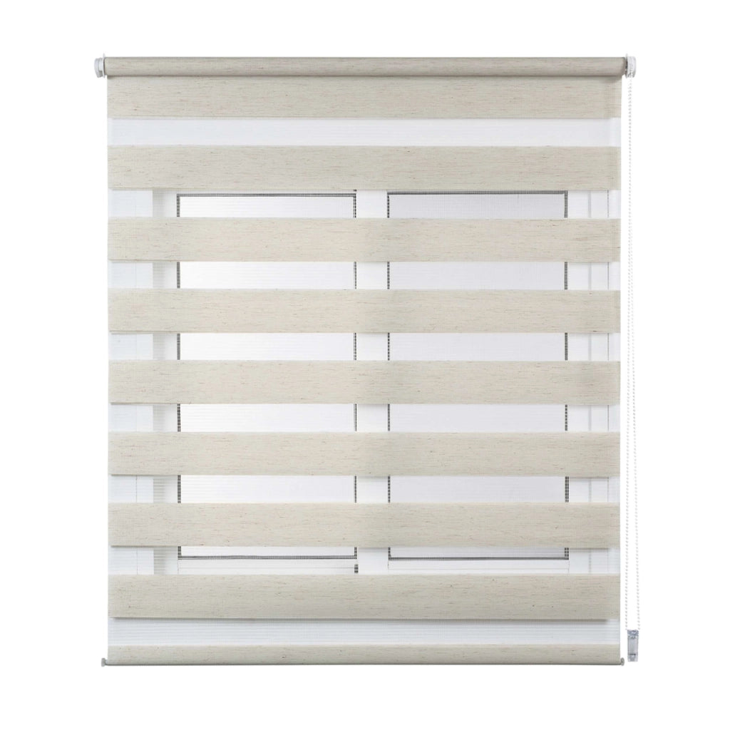 Tenda a Rullo giorno / notte installazione senza foratura EasyFix Lino 150x180 cm