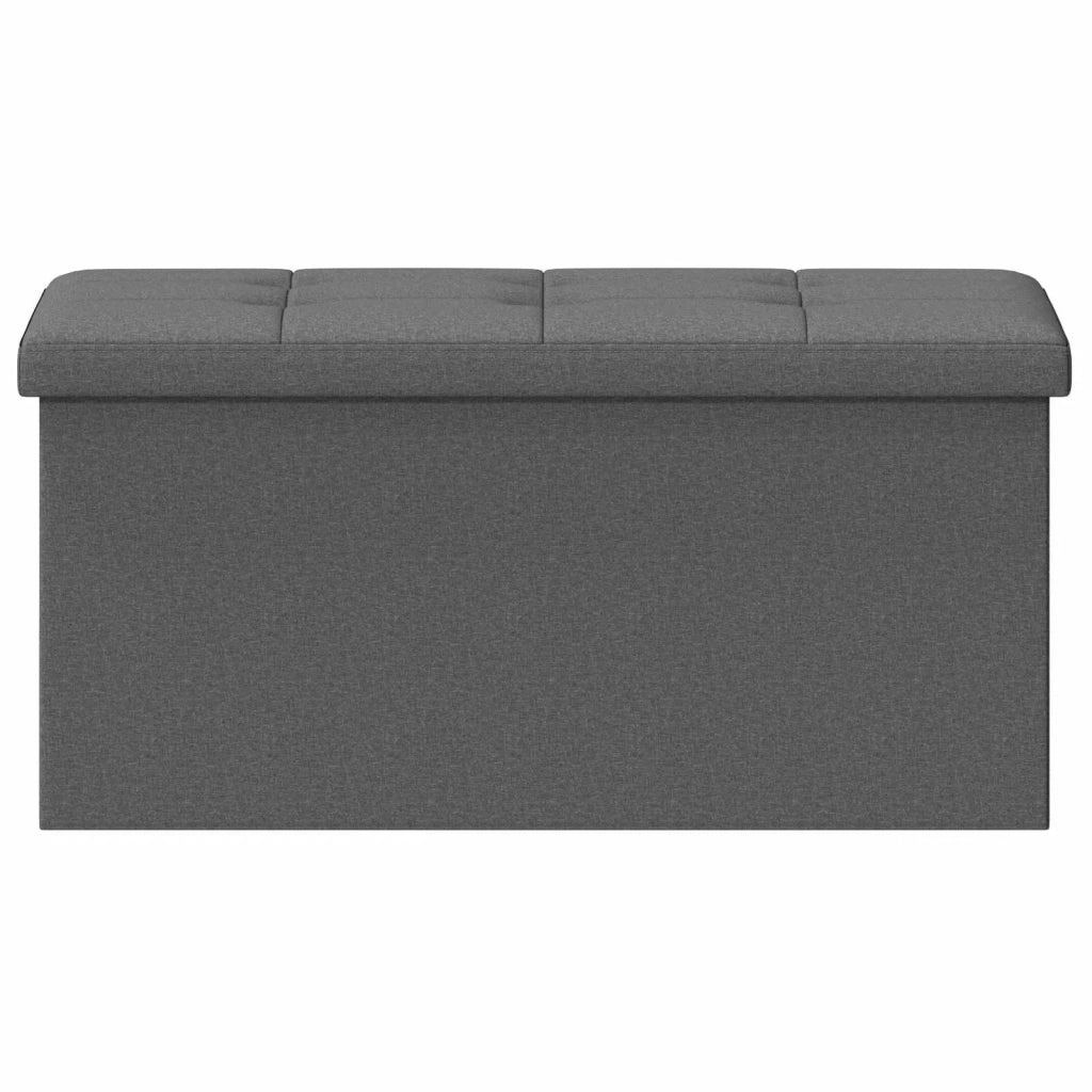 Panchina di stoccaggio pieghevole Grigio Chiaro Tela 42045229