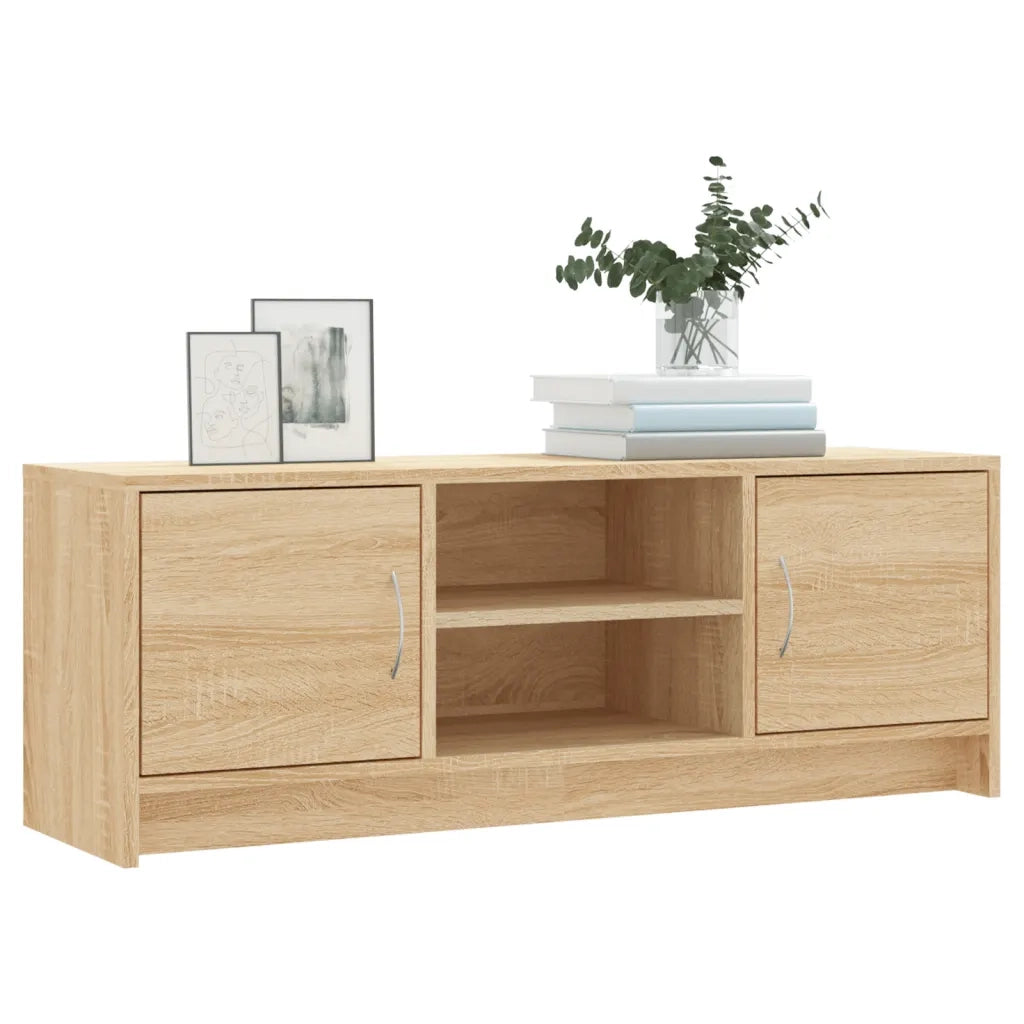 Mobile per TV Rovere Sonoma 102x30x37,5 cm Legno Multistrato 823256